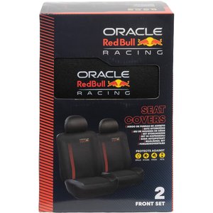 Set coprisedili 6 pezzi Powerbar nero/rosso - Product Image 2