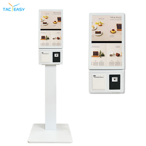 Kiosco de Pago con Escáner de 23 Pulgadas, Android/<span class=keywords><strong>Windows</strong></span> I3, Kiosco de Autoservicio de Pared, Kiosco Independiente para Pedidos en Tiendas - Product Image 2
