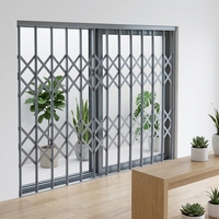 Grilles de fenêtre coulissantes horizontales modernes en PVC de qualité supérieure, anti-effraction, pour les maisons du monde entier