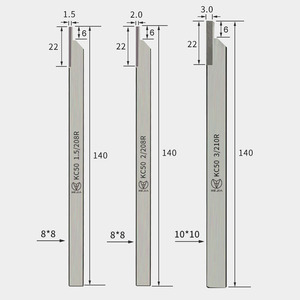 Broca de mango recto Herramienta de torneado de madera Máquina de corte en ángulo soldado de carburo puntiagudo - Product Image 6