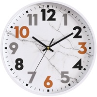 Jam dinding Quartz 10 inci elegan, jam tangan plastik dekorasi rumah modis dengan interior Modern untuk hadiah ruang tamu
