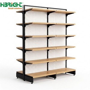 Solución de Estanterías para Comercios Highbright, Estante de Exhibición de Acero y Madera, Estantes para Tiendas de Abarrotes y Supermercados - Product Image 4