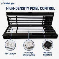JiaBeiLightClub – Nouveaux Sticks LED sans fil à piles, projecteurs d'ambiance IP65 77W RGBWA 360 pixels DMX, lumières DJ professionnelles pour fêtes