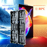 Pantalla LED de Alquiler de Alta Definición, Panel de Fondo para Video Wall, Pantalla LED Móvil para Interiores y Exteriores, Adecuada para Exposiciones