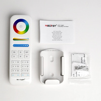 Télécommande sans fil RF multizone RGB CCT Controller 2.4G RF Touch Smart Home Led Downlight Neon Strip Lights Dimmer Control Remote