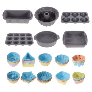 Juego de Repostería de Silicona de 56 Piezas, Resistente a Altas Temperaturas, Apto para Horno, Molde para Pastel con Bandeja para Tostadas y Molde para <span class=keywords><strong>Donuts</strong></span> - Product Image 5