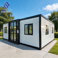 Maison conteneur extensible de 78 m² (40 pieds) avec design personnalisé gratuit, 3 chambres, cuisine, isolée, galvanisée, mobile, préfabriquée, type chalet