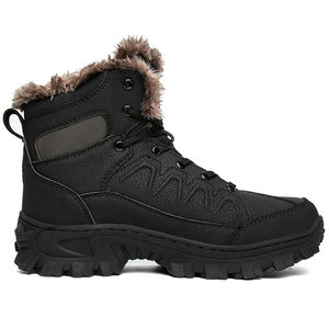 Meilleure vente Bottes de neige chaudes et épaisses à la mode pour l'<span class=keywords><strong>hiver</strong></span> Bottes de <span class=keywords><strong>randonnée</strong></span> russes en coton imperméables pour hommes - Product Image 6