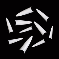 Ventes chaudes, pointes d'ongles super longues en stiletto, 3 couleurs, pointes d'ongles de haute qualité