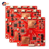 Fabricante de PCBA SMT Personalizado, Ensamblaje de Placa de Circuito Impreso FR-4 de 6 Capas, Servicio de Diseño de PCB de Doble Cara