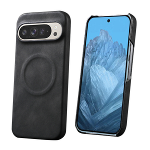 Carcasa de Teléfono con Textura de Cuero PU y PC Mate para Google Pixel 9a, 9 Pro, 10 Pro, 11, con Imán Integrado para Carga Inalámbrica Magnética - Product Image 6