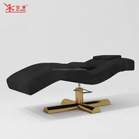 Table de massage électrique moderne en métal, cuir et PVC pour salon de beauté, chaise de tatouage et de soin du visage, réglable pour spa, salon et hôtel