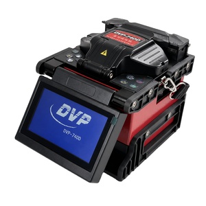 เครื่องเชื่อมต่อใยแก้วนำแสงแบบพกพาออลอินวัน น้ำหนักเบา พร้อมหน้าจอ LCD ความละเอียดสูง ที่หนีบ 3 in 1 ระบบทำความร้อนอัตโนมัติ - Product Image 1