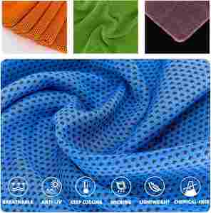 Serviette rafraîchissante pour sports de plein air, séchage rapide, respirante, fitness, gym, serviette rafraîchissante instantanée pour le cou, microfibre, effet glace - Product Image 3