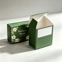 Boîte d'emballage en papier personnalisée de petite taille, écologique, en papier recyclé, boîte d'emballage pour savon fait main