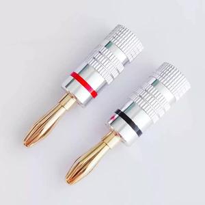 4 мм позолоченный Банановый штекер разъем для аудио разъема провода динамика - Product Image 6