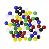 Plateau de jeu d'échecs coloré en gros jeu de dés de remplacement 15mm billes de verre