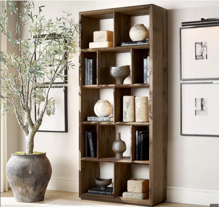 storage shelves wood modern luxury indoor furniture oak wall shelves