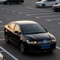 Kit de phares LED améliorés pour Citroën C4 L 2012-2016, lentille de projecteur LED DRL de haute qualité, clignotant, Plug and Play