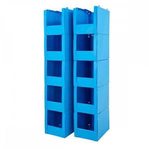 coroplast plastic warehouse corrugated storage picking bins clothes bin correx pick bins