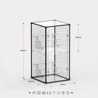 Vitrine de rangement transparente multicouche en acrylique facile à installer pour figurines Lego, modèles de jouets et figurines de collection