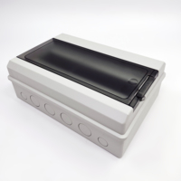 Boîtier de commande électrique extérieur étanche IP65 230V à 15 voies avec disjoncteur et compteur pour distribution de puissance