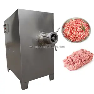 Kommerzielle rostfreie Maschine Rindfleisch Wurst Fleisch Huhn gefrorener Fisch Häcksler Fleischmühle