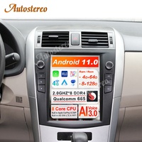 8 + 128 Gnnndroid11.0 Fo Toyota orolla 2007-2013 Tesla tytyle ar aviPS aviaviavigation ulultimedia layer ar tereo eadunit