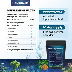 Té Natural Laicuherb para Aumento de Senos con Papaya Grande, Vegano, Sin OMG, Sin Gluten, para Mujeres, en Bolsitas - Product Image 3
