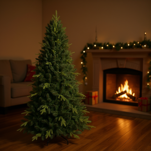 Árbol de Navidad Artificial de 4 pies, Ramas Mixtas de PVC, Alambre con Memoria, Base Plegable, Ligero, Fácil Instalación en Interiores - Product Image 2