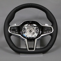 Volant de direction personnalisé en argent noir pour BMW G20 G22 G23 G26 F13 F26 F40 F90 116i 218i