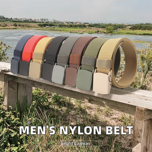 Vành đai vải Vải Nhẹ Nam 1.5 inch tùy chỉnh cho giải trí ngoài trời chống mài mòn Nylon nhựa khóa sản phẩm bán hàng - Product Image 3