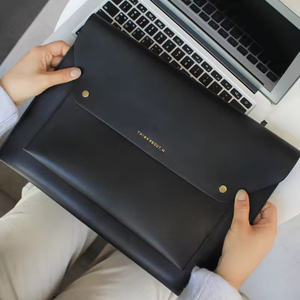 Bền PU da phong cách Hàn Quốc Phong Bì tài liệu tập tin Pouch máy tính xách tay tay Áo máy tính Bìa kinh doanh tập tin thư mục cho Macbook - Product Image 6