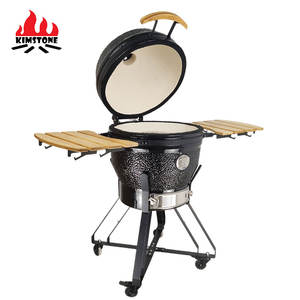 Kamado Barbacoa <span class=keywords><strong>Parrilla</strong></span> 22 Pulgadas Negro Con Fumador Chip Alimentador BBQ <span class=keywords><strong>Argentina</strong></span> Perú Brasil Carbón Cerámica <span class=keywords><strong>Parrilla</strong></span> - Product Image 2