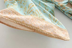 New Flower Printed <strong>Kimono</strong> Rayon Bikini Cover up Women <strong>Beach</strong> <strong>Kimono</strong> - Product Image 4