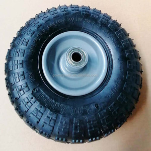 Carros <span class=keywords><strong>de</strong></span> jardín 800LBS 10 pulgadas ruedas <span class=keywords><strong>de</strong></span> <span class=keywords><strong>goma</strong></span> neumáticas pequeñas 4,10/3,50-4 neumático <span class=keywords><strong>para</strong></span> <span class=keywords><strong>carretilla</strong></span> <span class=keywords><strong>de</strong></span> mano <span class=keywords><strong>carretilla</strong></span> - Product Image 2