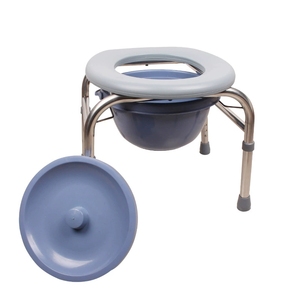 thumbnail image 2 of Foldable Squat Toilet Seat For Elderly - Height 30cm, Stainless Steel, Portable Bathroom Aid 2 of 14