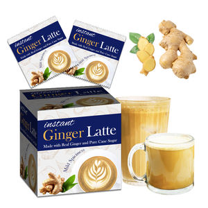 Etiqueta privada Instant Ginger Latte Tea Paquetes aceite de coco té verde Especias té <span class=keywords><strong>jengibre</strong></span> Latte - Product Image 1