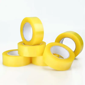 شريط تغليف شفاف مقاوم للماء والحرارة من البولي بروبيلين المقوى أحادي الجانب بطول 100 متر لختم الكراتين - Product Image 3