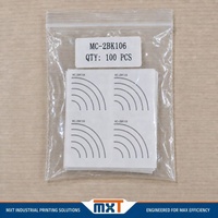 Étiquette à puce RFID compatible MC-2BK124 pour imprimante jet d'encre Domino AX150i AX350i AX550i CIJ, solvant de mastication