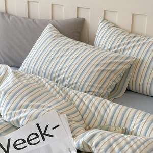 100% cotton Comforter Khăn trải giường và váy giường thiết lập nhà đầy đủ Vua Kích thước bedspread giường Duvet cover với gối - Product Image 2