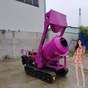 Automatic Loading Crawler Batching Cement <b>Mortar</b> Drum <b>Mixer</b> - Product Image 5