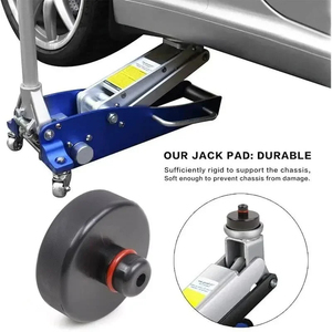 Lot de 4 patins de levage en caoutchouc pour voiture, adaptateur d'outil, étui de rangement pour châssis, compatible Tesla Model 3, Model S, Model X, accessoires automobiles - Product Image 2