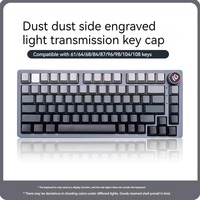 AULA LEOBOG Keycaps PBT dégradés sublimés thermiquement, gravure latérale, compatibles F75/hi8/104, pour clavier mécanique, fabriqués en Angleterre