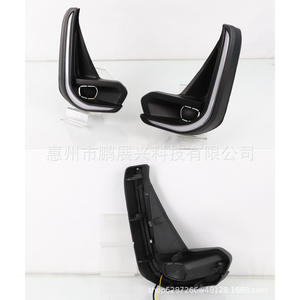 Pengzhanxing Toyota Hilux 2020-2021 – Cache-phares antibrouillard avant en ABS noir avec feux de jour LED – Gauche et Droite - Product Image 3