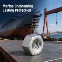 Éléments de fixation hexagonaux en zinc sans chrome, résistants à la corrosion marine (1500 heures de pulvérisation salée), fabricant OEM