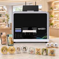 Imprimante UV intelligente A5 Refinecolor facile à utiliser pour coques de téléphone, balles de golf, aimants de réfrigérateur – Idéale pour les boutiques de cadeaux, parcs d'attractions et projets DIY