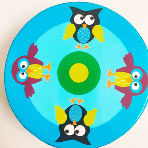 Tamborín de Madera de 6 Pulgadas con Diseño de Dibujos Animados, Instrumento de Percusión Orff, Juguete Musical para la Mano, Venta al Por Mayor, Trae Alegría - Product Image 3