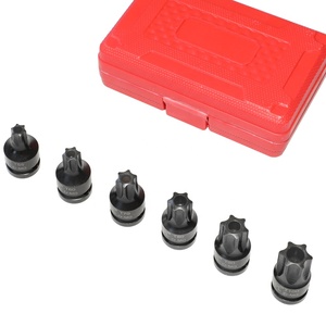 Pour vw <span class=keywords><strong>audi</strong></span> 6pc 1/2 "DR Impact Star <span class=keywords><strong>Torx</strong></span> Bit Socket Set T55 T60 T70 T80 T90 T100 M14 - Product Image 4