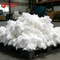 Algodón de Fibra Cerámica Resistente a Altas Temperaturas, Utilizado para Relleno de Espacios en Calderas y Protección Térmica